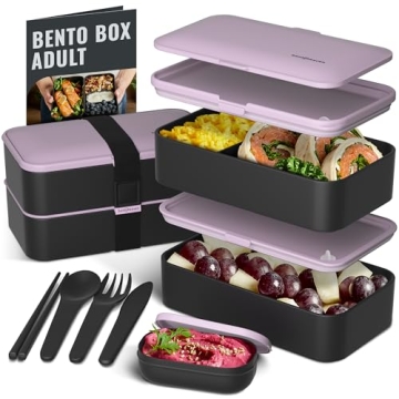 Bentoheaven Premium Bento Box for Meal Prep and Lunch