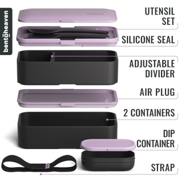 Bentoheaven Premium Bento Box for Meal Prep and Lunch