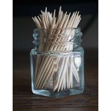 1.5 oz Hexagon Jars, 24 Piece Set Mini Glass Favor Jars for Spices, Honey, Jelly & More ~ Airtight, Screw On & Safety Button Lids ~ Perfect for Canning, Crafts, Weddings & Baby Showers