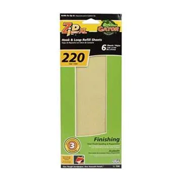 ZIPXL Refill Sheet 220G - Durable Velcro Sanding Pads for Custom Fit Sanding Projects