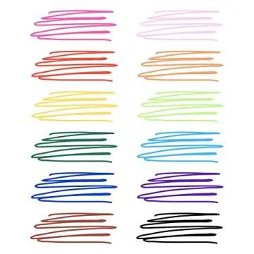 TULIP Fabric Markers - 12 Vibrant Fine Tip Colors