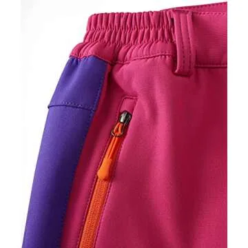 DAFENGEA Kids Ski Pants Water Resistant Outdoor Wear for All Seasons