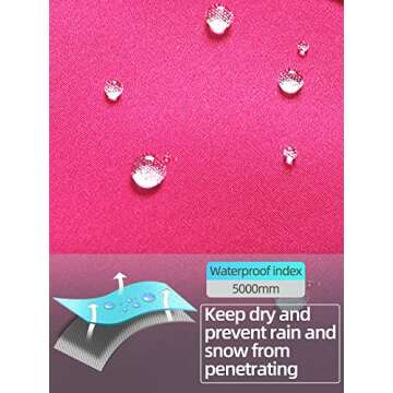 DAFENGEA Kids Ski Pants Water Resistant Outdoor Wear for All Seasons