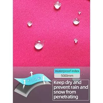 DAFENGEA Kids Ski Pants Water Resistant Outdoor Wear for All Seasons