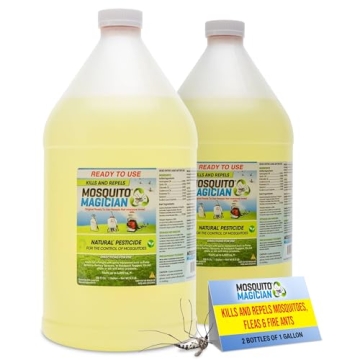 Mosquito Magician Ready to Use Liquid Solution - Kills Mosquitoes, Fleas, and Fire Ants - Use with P...