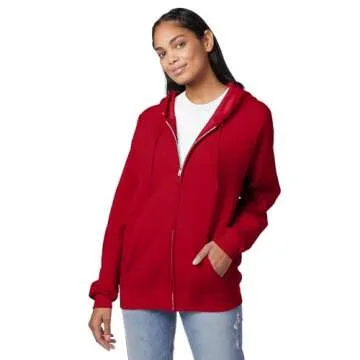 Hanes Eco-Smart Full-Zip Hoodie for All Seasons