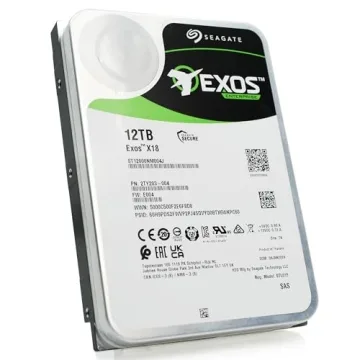 12TB Enterprise Hard Drive - Seagate Exos X18 for Servers