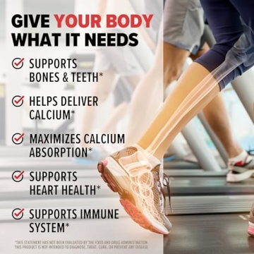 10X Health Vitamin D3 K2 Boosts Bone and Heart Health