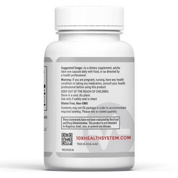 10X Health Vitamin D3 K2 Boosts Bone and Heart Health