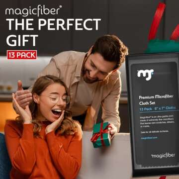MagicFiber Microfiber Cleaning Cloths for Glasses & Screens
