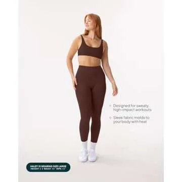 PAVOI ACTIVE Leggings with Pockets | Compressive High Waisted Butt Sculpting Women's Full Length Workout Pants | HiPerform