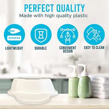 KLEARSTAND Laundry Soap Dispenser Station - Laundry Detergent Holder and Drip Catcher Made in the USA - 15" x 9" x 3"