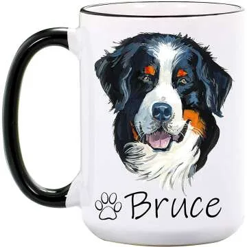 Custom Bernese Mountain Dog Mugs - Perfect for Gifts