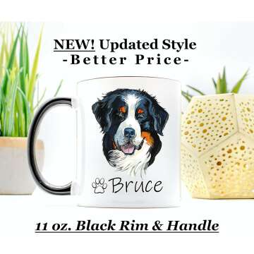 Custom Bernese Mountain Dog Mugs - Perfect for Gifts