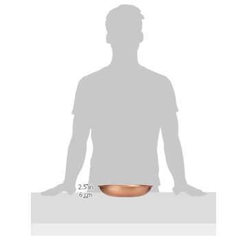 Monarch Rain Chains Hand Hammered Copper Anchoring Basin for Rain Chains, 11 inch