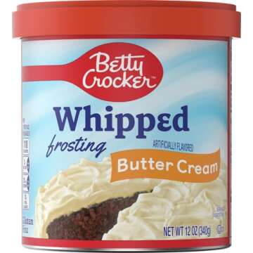 Betty Crocker Gluten Free Whipped Butter Cream Frosting, 12 oz.