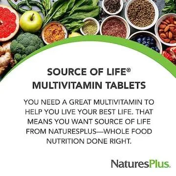 Natures Plus Source of Life Multivitamin for Energy Support