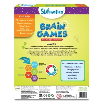 Skillmatics Educational Game - Reusable Activity Mats for Kids