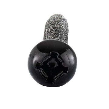 Reliable RecPro 8x1 Pan Head Metal RV Screws in Polar Black