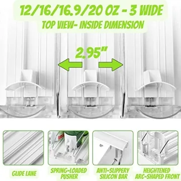 qiwip Soda Can Dispenser - Space-Saving Organizer