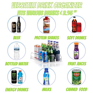 qiwip Soda Can Dispenser - Space-Saving Organizer