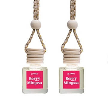CE Craft Berry Mimosa Car Air Freshener Diffuser - Aromatherapy 2 PACK