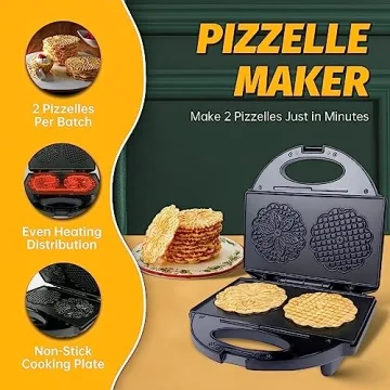 FineMade Pizzelle Maker for Easy Dessert Creation