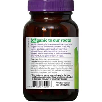 Oregon's Wild Harvest Kelp Organic Supplement | Natural Source of Iodine | Vegan Capsules, 90 Count