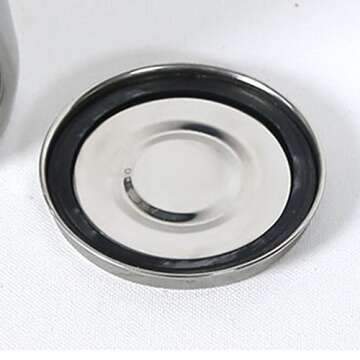 LI-GELISI Artist Portable Brush Washer Stainless Steel Portable Brush Cleaner (Medium, Silvery)