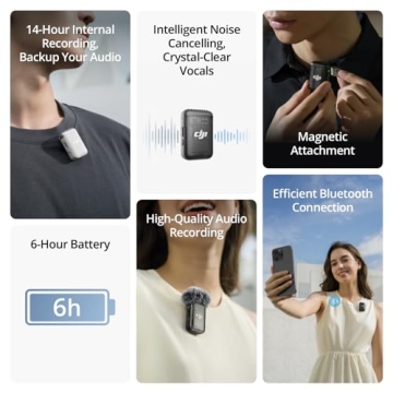 DJI Mic 2 Wireless Microphone with Noise Cancelling