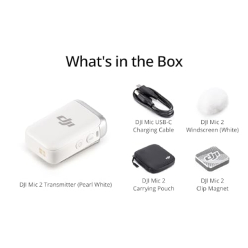 DJI Mic 2 Wireless Microphone with Noise Cancelling