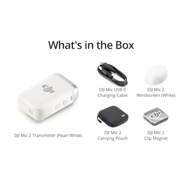 DJI Mic 2 Wireless Microphone with Noise Cancelling