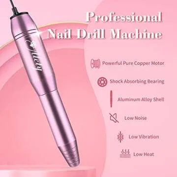 Alety Electric Nail Drill Kit for Professional Nail Art