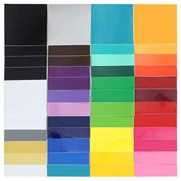 Oracal Assorted 631 and 651 Vinyl - 48 Pack of Top Colors - 12" x 12" Sheets