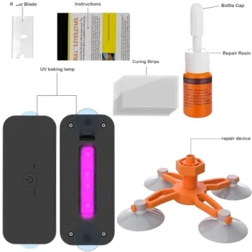 2025 Windshield Repair Kit for Chips Cracks Quick Fix