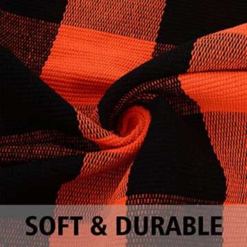 Fall Outdoor Plaid Rug - Perfect for Seasonal Home Decor