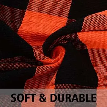 Fall Outdoor Plaid Rug - Perfect for Seasonal Home Decor