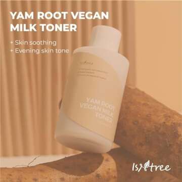 ISNTREE Yam Root Vegan Milk Toner 200ml, 6.76 fl.oz | Deeply moisturizing toner | Protects skin barr...