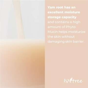 ISNTREE Yam Root Vegan Milk Toner 200ml, 6.76 fl.oz | Deeply moisturizing toner | Protects skin barrier