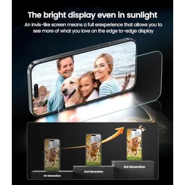 EZ-GLAZ 4 Pack iPhone 16 Pro Max Screen Protectors