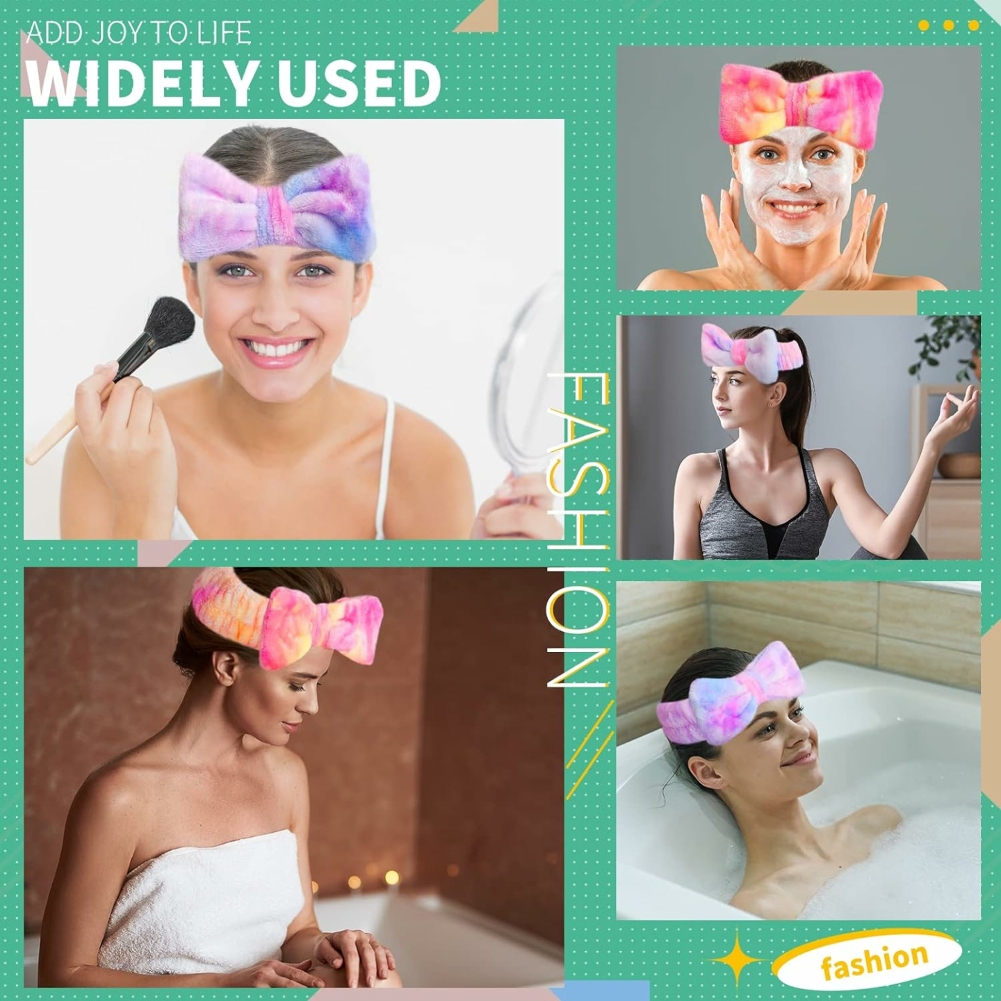 WSYUB Spa Bow Headband for Makeup & Skincare