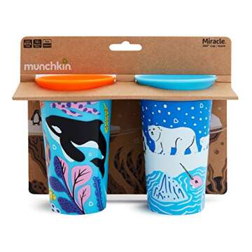 Munchkin Miracle 360 WildLove Sippy Cup Design