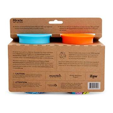 Munchkin Miracle 360 WildLove Sippy Cup Design