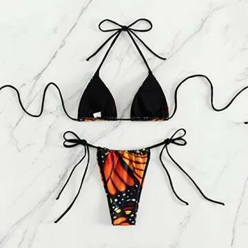 Stylish Women 2 Piece Bikini Set for Trendy Beach Days
