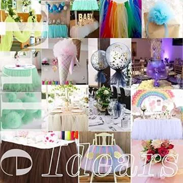 White Tulle Fabric Rolls 6 Inch by 100 Yards (300 feet) Fabric Spool Tulle Ribbon for DIY White Tutu Bow Baby Shower Birthday Party Wedding Decorations Christmas Gift Wrapping Craft Supplies