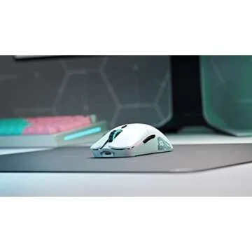 Glorious Model O Wireless Gaming Mouse - Superlight, 69g Honeycomb Design, RGB, Ambidextrous, Lag Free 2.4GHz Wireless, Up to 71 Hours Battery - Matte White