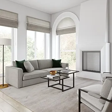 Modern Blackened Bronze Coffee Table by Henn&Hart