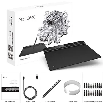 XPPen StarG640 Digital Drawing Tablet for Artists