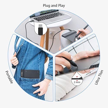 XPPen StarG640 Digital Drawing Tablet for Artists