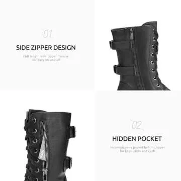 Stylish DREAM PAIRS Women's Combat Boots for All Occasions